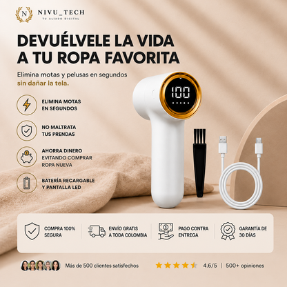 Removedor De Motas Digital Recargable