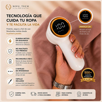Removedor De Motas Digital Recargable