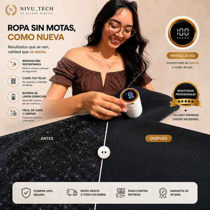 Removedor De Motas Digital Recargable